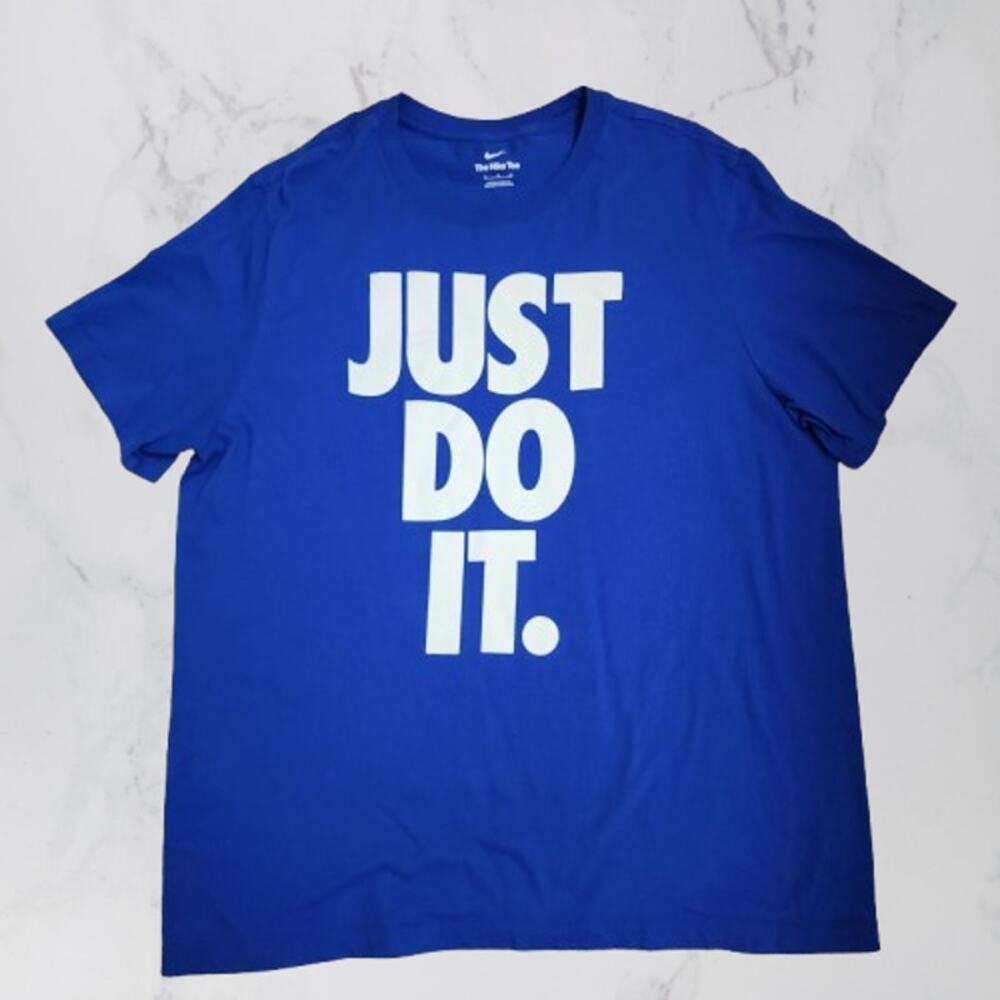 Nike Blue Just do It Tee XL Men's